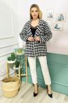 151057 Tuvit Oversize Astarli Ceket